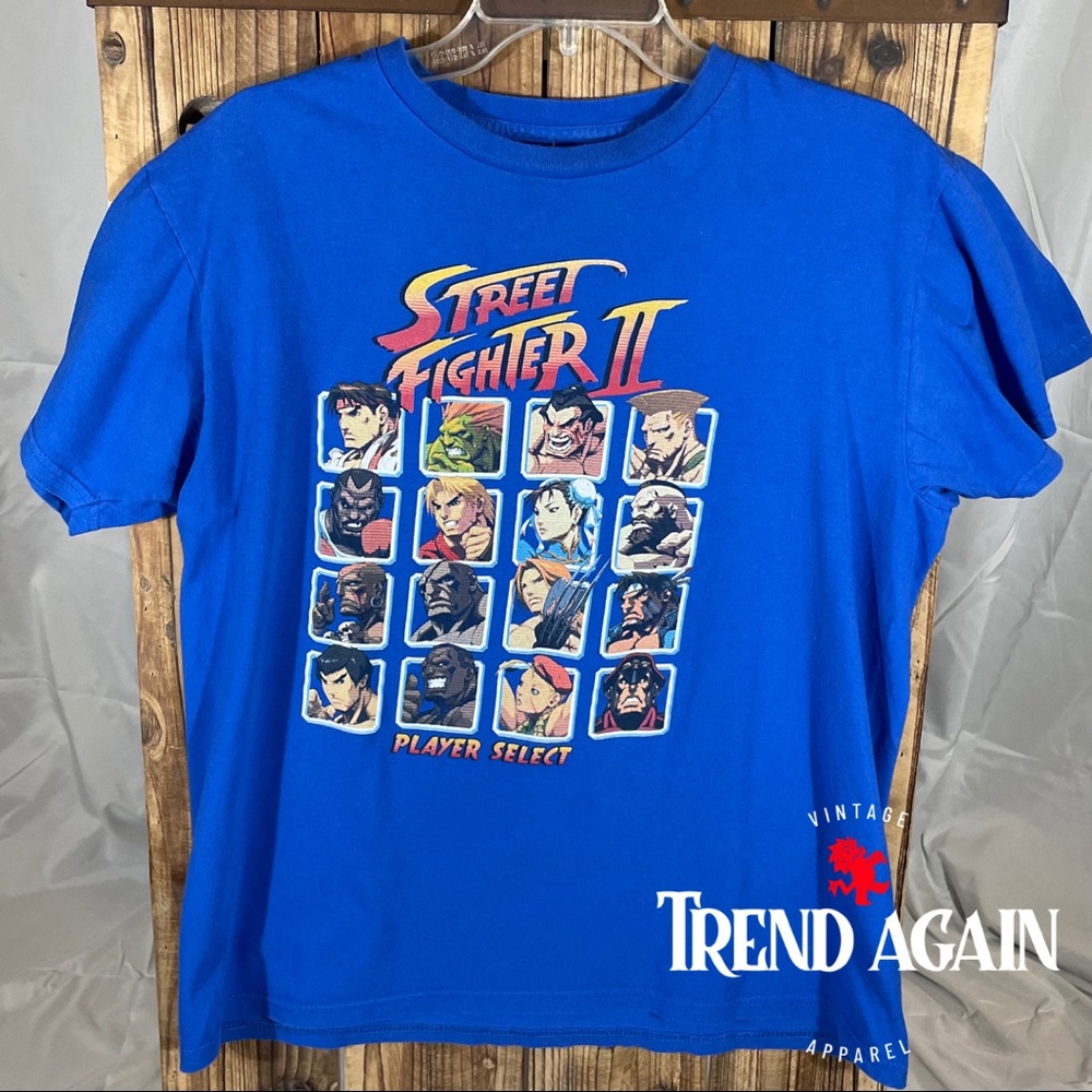 Street fighter II Large T-Shirt